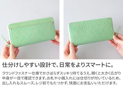 Dakota ダコタ エルビエ 小銭入れ付き長財布（ラウンドファスナー式 ） 0031922