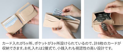 Dakota BLACK LABEL ダコタ ブラックレーベル クレマ 小銭入れ付き二つ折り財布 0620130