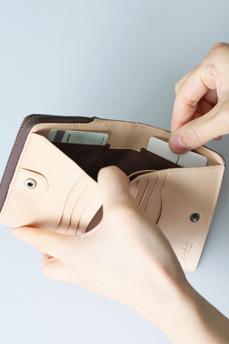 Dakota BLACK LABEL ダコタ ブラックレーベル クレマ 小銭入れ付き二つ折り財布 0620132