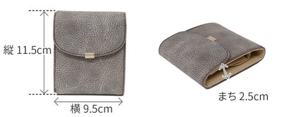 Dakota BLACK LABEL ダコタ ブラックレーベル クレマ 小銭入れ付き フラップ二つ折り財布 0620133