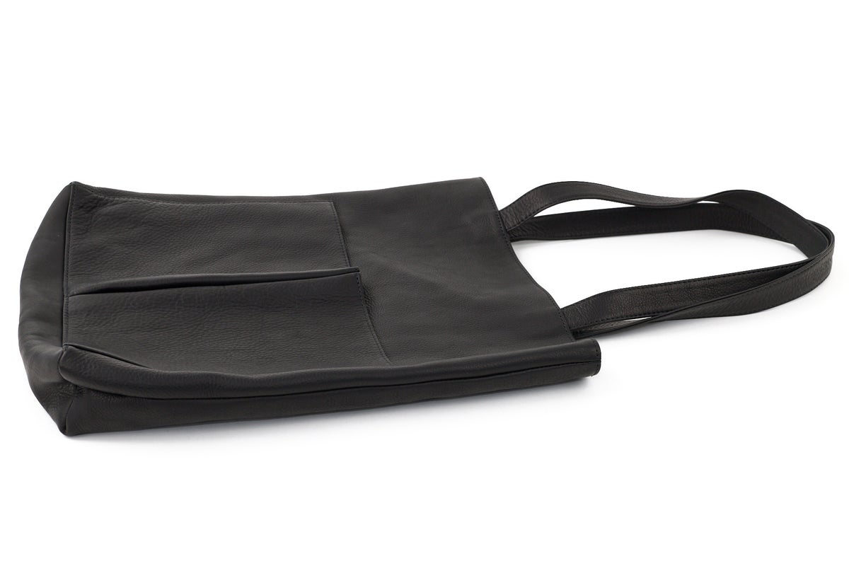 MR.OLIVE E.O.I ミスターオリーブ イーオーアイ IMPERMA-LEATHER インパーマレザー GUSSET POCKET TOTE BAG ME651