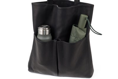 MR.OLIVE E.O.I ミスターオリーブ イーオーアイ IMPERMA-LEATHER インパーマレザー GUSSET POCKET TOTE BAG ME651