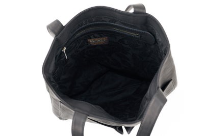 MR.OLIVE E.O.I ミスターオリーブ イーオーアイ IMPERMA-LEATHER インパーマレザー GUSSET POCKET TOTE BAG ME651