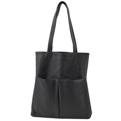 MR.OLIVE E.O.I ミスターオリーブ イーオーアイ IMPERMA-LEATHER インパーマレザー GUSSET POCKET TOTE BAG ME651