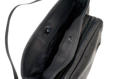 MR.OLIVE E.O.I ミスターオリーブ イーオーアイ IMPERMA-LEATHER インパーマレザー GUSSET POCKET COMPACT SHOULDER BAG ME652