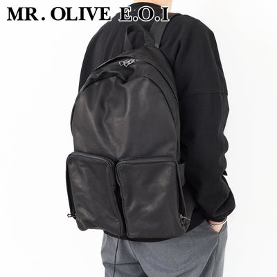 MR.OLIVE E.O.I ミスターオリーブ イーオーアイ IMPERMA-LEATHER インパーマレザー URBAN DAY PACK ME694