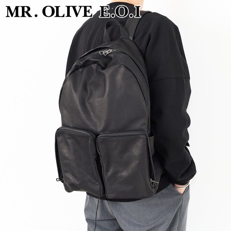 MR.OLIVE E.O.I ミスターオリーブ イーオーアイ IMPERMA-LEATHER インパーマレザー URBAN DAY PACK ME694