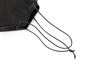 MR.OLIVE E.O.I ミスターオリーブ イーオーアイ IMPERMA-LEATHER インパーマレザー 2WAYDRAWSTRING POUCH ME697