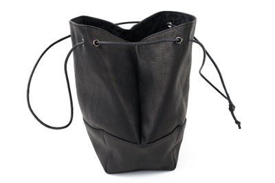 MR.OLIVE E.O.I ミスターオリーブ イーオーアイ IMPERMA-LEATHER インパーマレザー 2WAYDRAWSTRING POUCH ME697