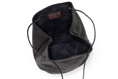 MR.OLIVE E.O.I ミスターオリーブ イーオーアイ IMPERMA-LEATHER インパーマレザー 2WAYDRAWSTRING POUCH ME697