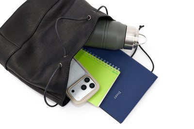 MR.OLIVE E.O.I ミスターオリーブ イーオーアイ IMPERMA-LEATHER インパーマレザー 2WAYDRAWSTRING POUCH ME697