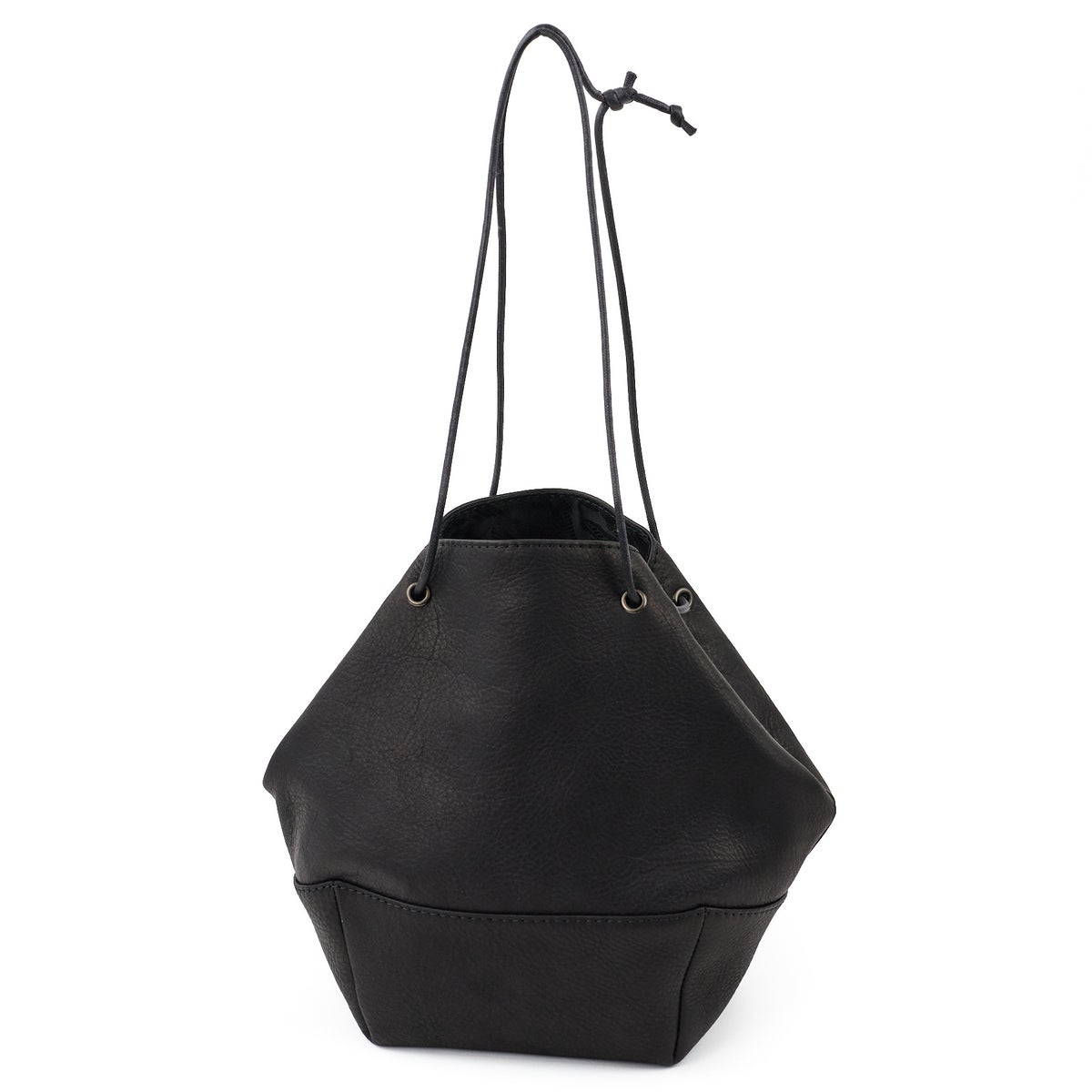 MR.OLIVE E.O.I ミスターオリーブ イーオーアイ IMPERMA-LEATHER インパーマレザー 2WAYDRAWSTRING POUCH ME697