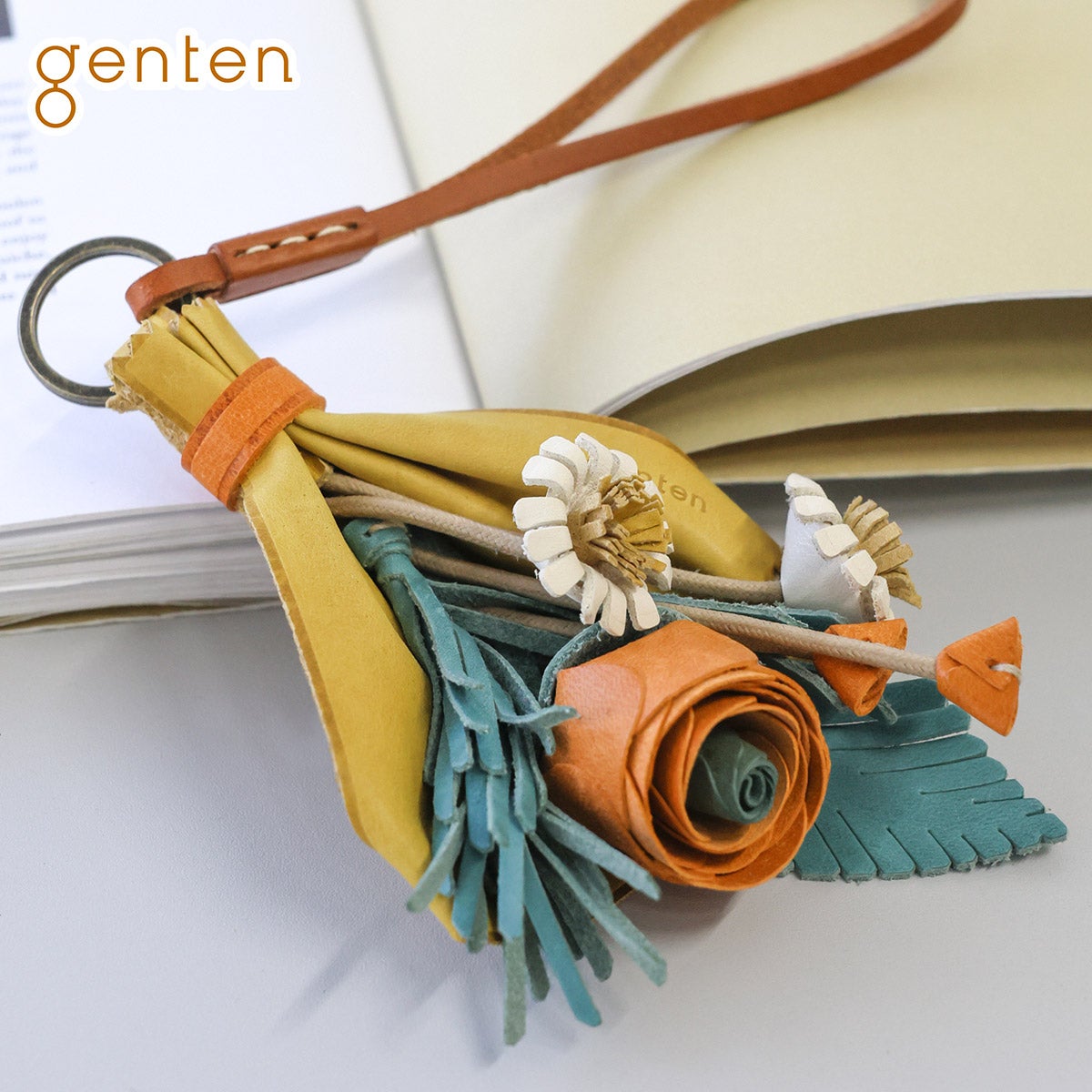 gentenゲンテン☆未使用☆ サンクス チャーム ラナンキュラス他 イエロー 2026年 春夏新作 ] genten ゲンテン Thanks charm サンクス チャーム