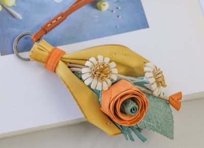 genten ゲンテン Thanks charm サンクス チャーム ラナンキュラス、デイジー、ローズマリー 44981