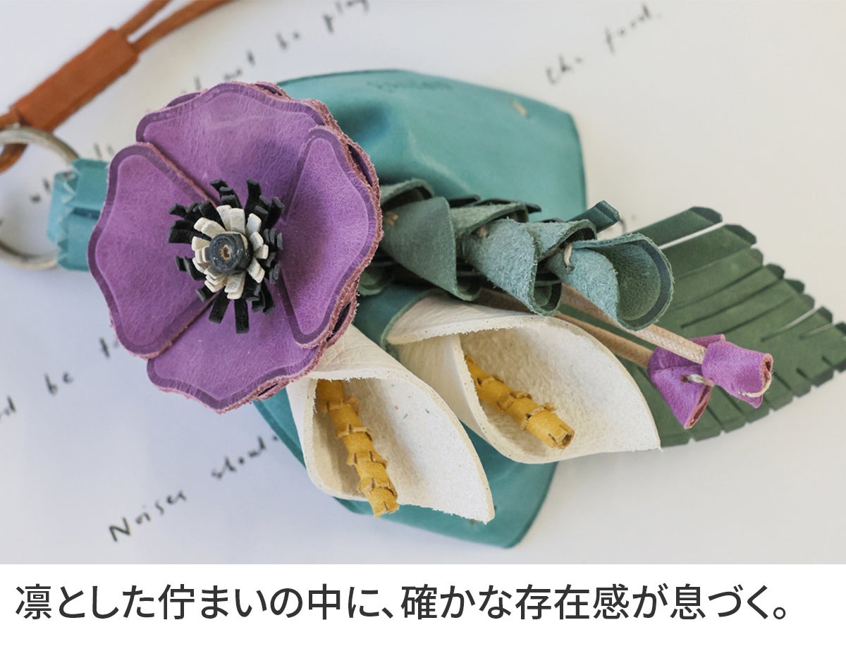 genten ゲンテン Thanks charm サンクス チャーム アネモネ、カラー、ユーカリ 44982