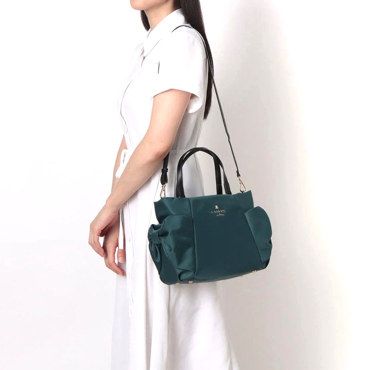 LANVIN en Bleu ランバン オン ブルー ジョエル 2WAYトートバッグ 483941