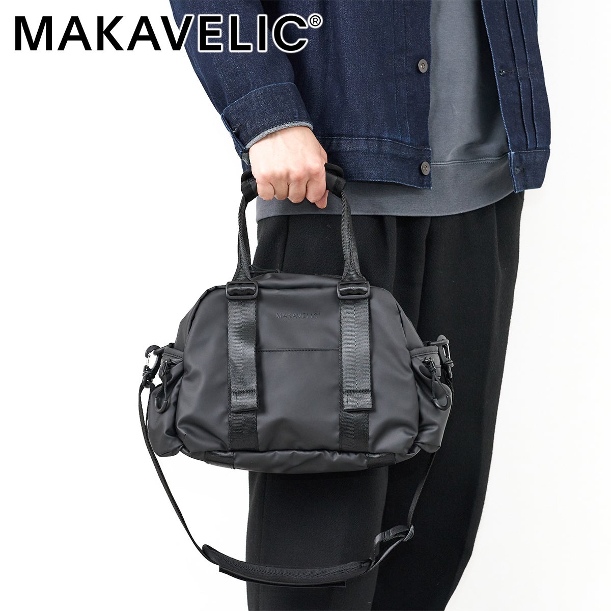 MAKAVELIC マキャベリック LUDUS DRIP DUFFUL 2WAYMINI BOSTON BAG 3126-10401