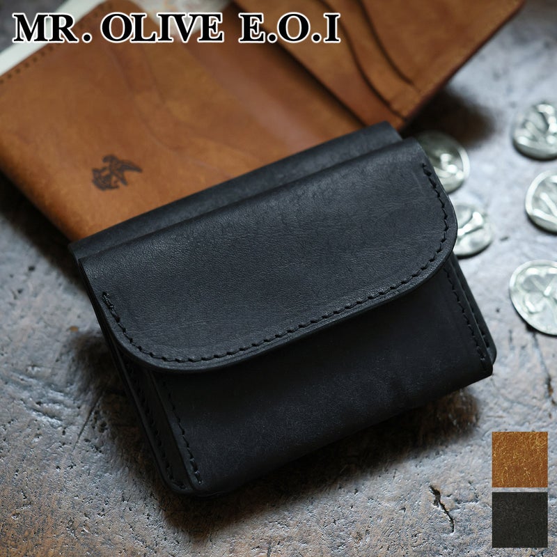 MR.OLIVE E.O.I ミスターオリーブ イーオーアイ  PUEBLO LEATHER プエブロレザー MINI WALLET ME116P