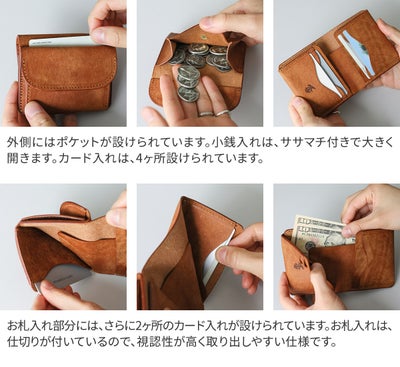 MR.OLIVE E.O.I ミスターオリーブ イーオーアイ  PUEBLO LEATHER プエブロレザー MINI WALLET ME116P