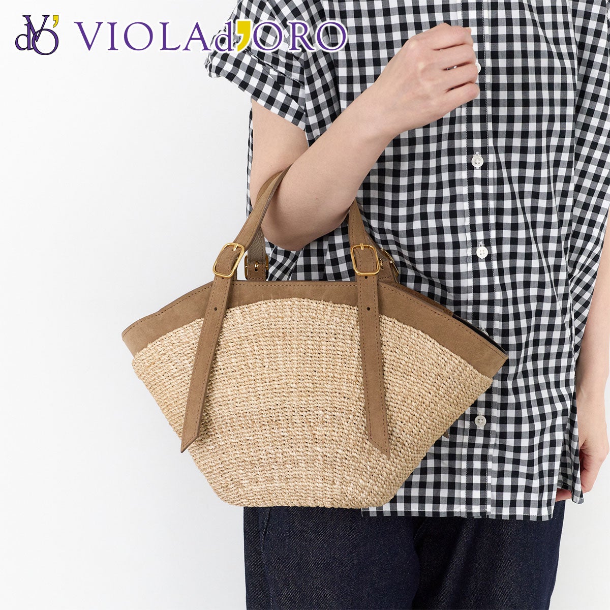 2026年 春夏新作 ] VIOLAd'ORO ヴィオラドーロ MIRO ミロ かごバッグ V