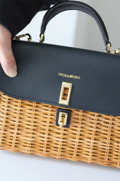 VIOLAd'ORO ヴィオラドーロ MIRO ミロ かごバッグ V-8731