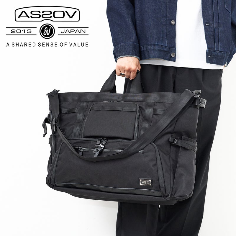 AS2OV アッソブ EXCLUSIVE BALLISTIC NYLON BOSTON TOTE 152218