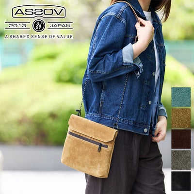 AS2OV アッソブ WP SUEDE サコッシュ 091750
