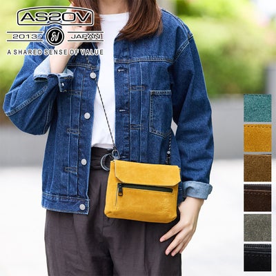 AS2OV アッソブ WP SUEDE ウォレットショルダー 091753