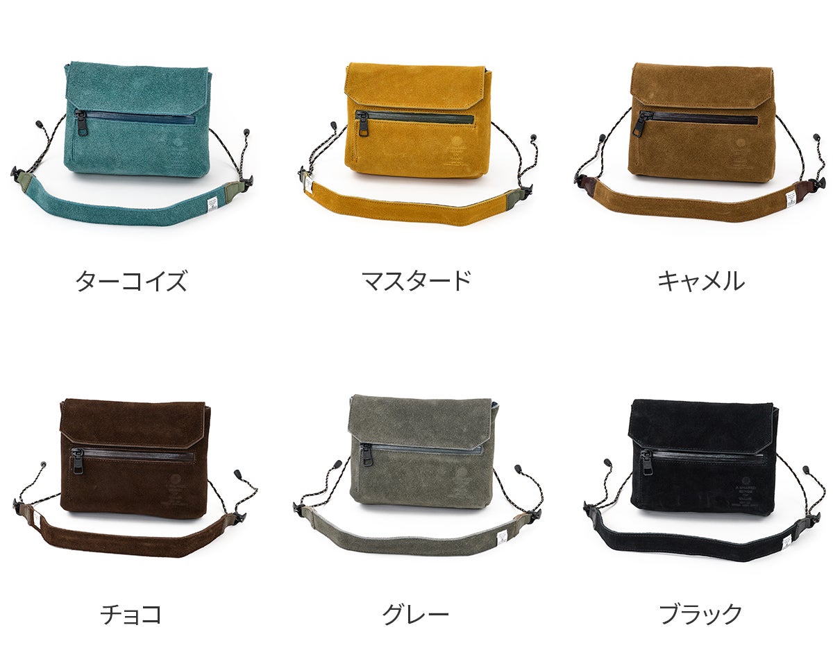 AS2OV アッソブ WP SUEDE ウォレットショルダー 091753