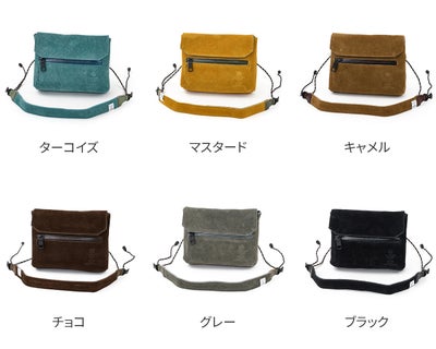 AS2OV アッソブ WP SUEDE ウォレットショルダー 091753