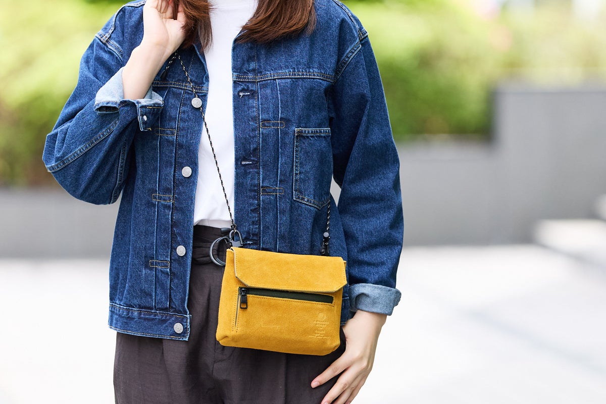 AS2OV アッソブ WP SUEDE ウォレットショルダー 091753