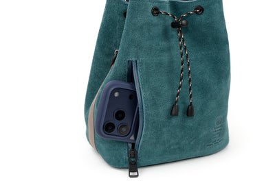 AS2OV アッソブ WP SUEDE DRAWSTRING BAG 091754
