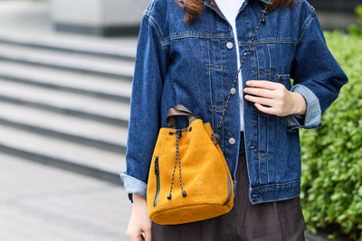 AS2OV アッソブ WP SUEDE DRAWSTRING BAG 091754