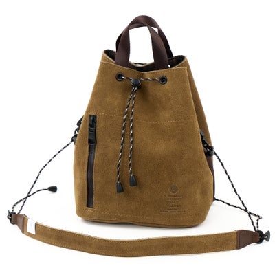 AS2OV アッソブ WP SUEDE DRAWSTRING BAG 091754