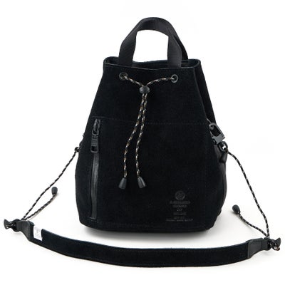 AS2OV アッソブ WP SUEDE DRAWSTRING BAG 091754