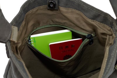 BAGGY PORT バギーポート 黒さび染め帆布 ワンショルダーバッグ GRN-9606