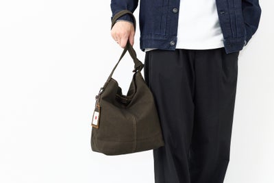 BAGGY PORT バギーポート 黒さび染め帆布 ワンショルダーバッグ GRN-9606