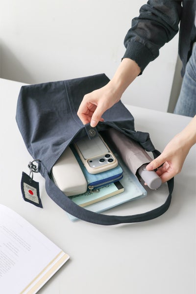 BAGGY PORT バギーポート 黒さび染め帆布 ワンショルダーバッグ GRN-9606