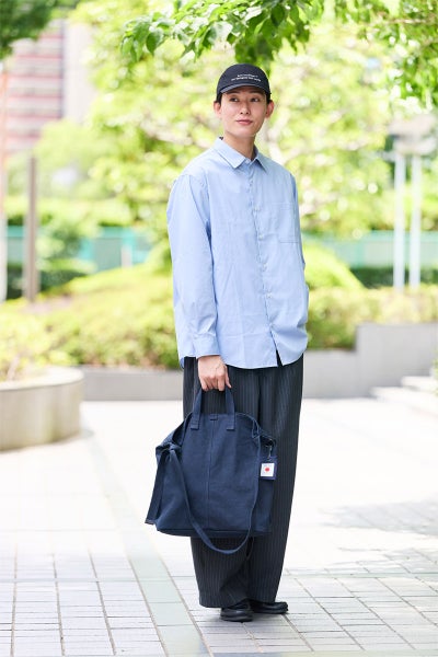 BAGGY PORT バギーポート 黒さび染め帆布 2WAYトートバッグ GRN-9607
