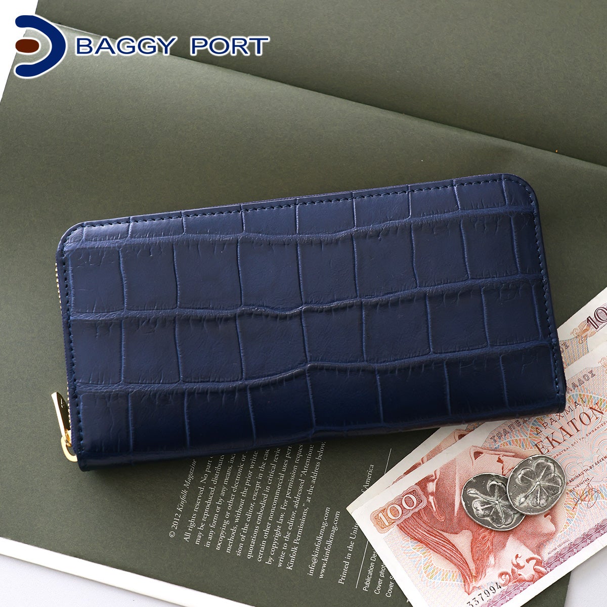 メーカー取り寄せ商品] BAGGY PORT バギーポート 本藍染めクロコレザー