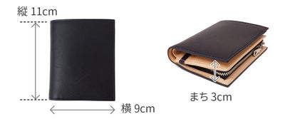 BAGGY PORT バギーポート 藍染めレザー 小銭入れ付き二つ折り財布 ZYS-082
