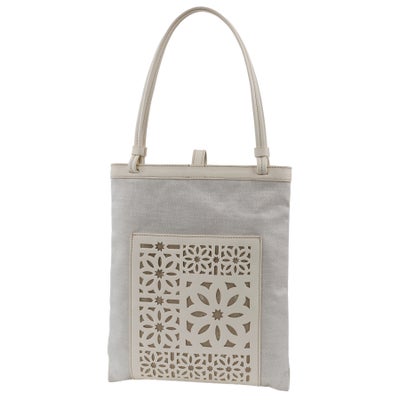 genten ゲンテン Tapestry cutwork タペストリーカットワーク トートバッグ 44975