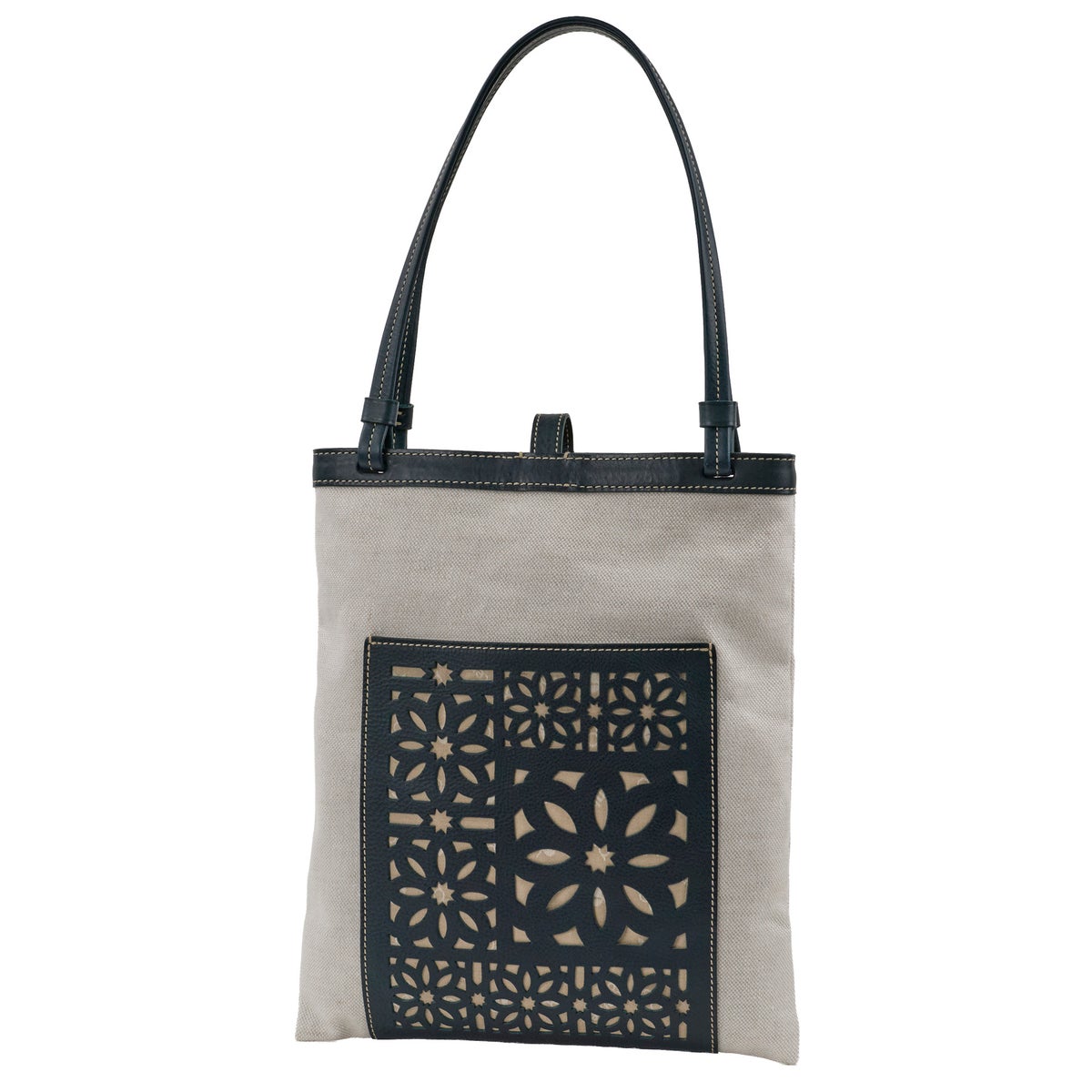 genten ゲンテン Tapestry cutwork タペストリーカットワーク トートバッグ 44975