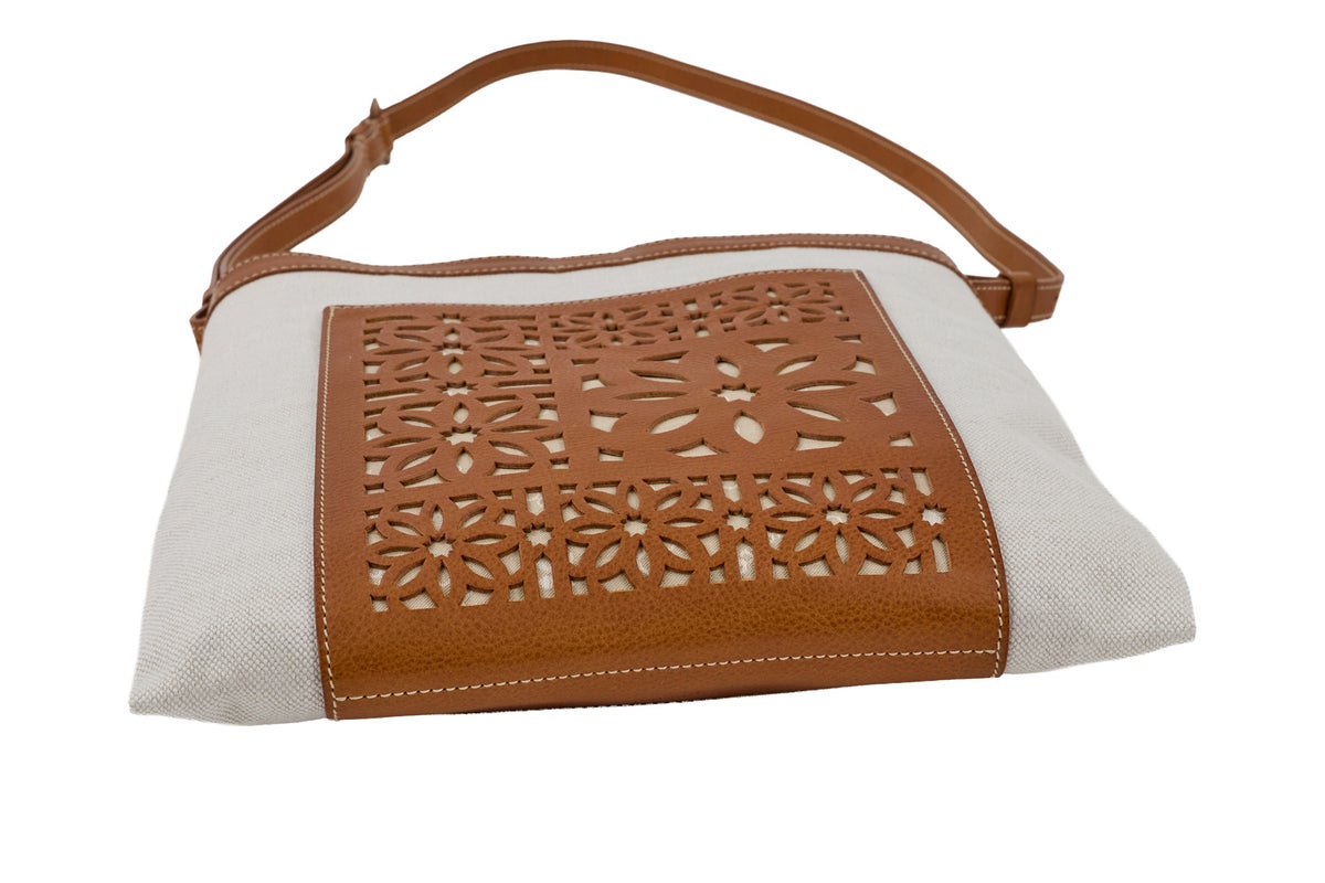 genten ゲンテン Tapestry cutwork タペストリーカットワーク ショルダーバッグ 44976