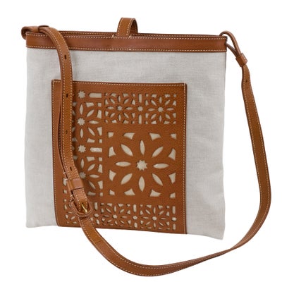 genten ゲンテン Tapestry cutwork タペストリーカットワーク ショルダーバッグ 44976