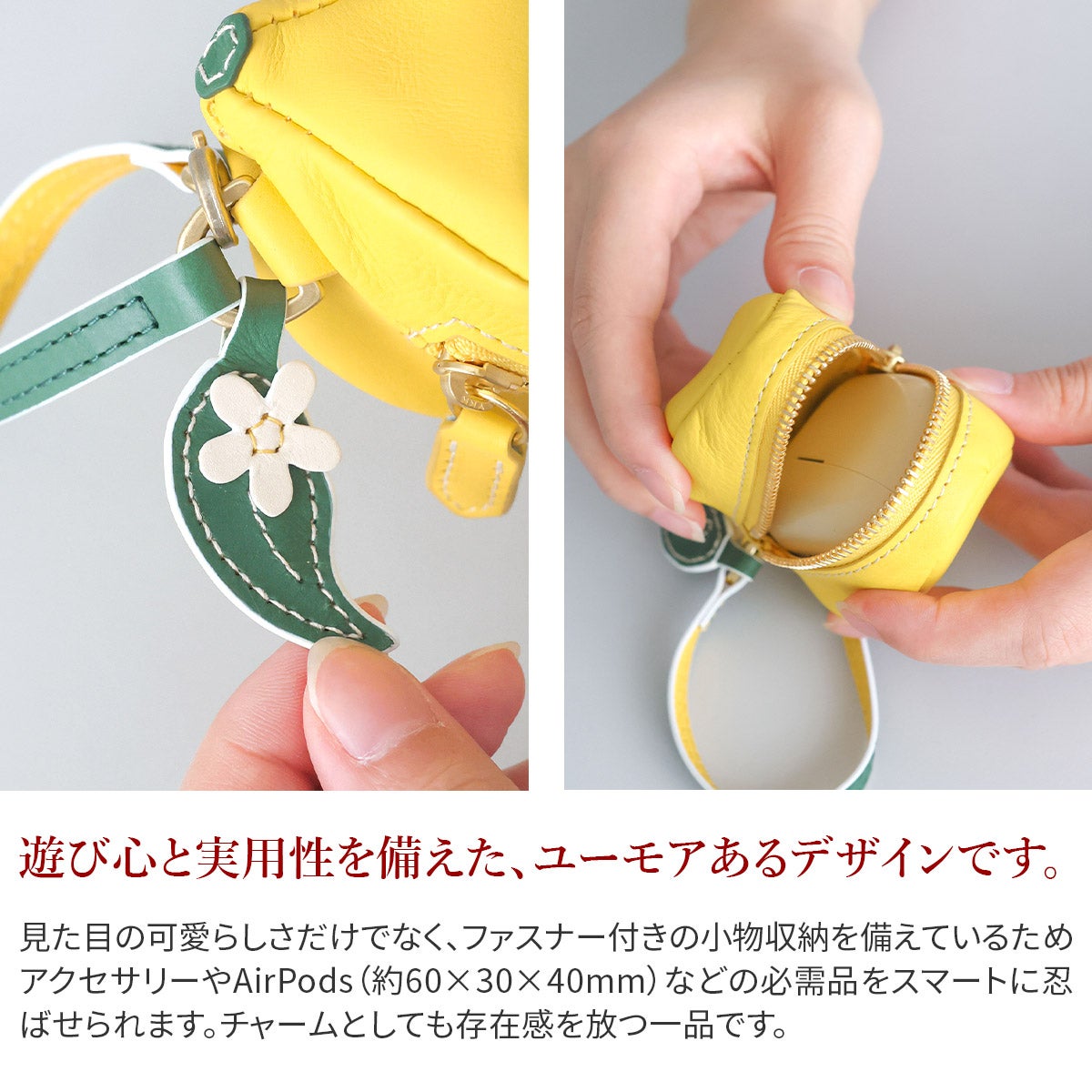 genten ゲンテン Fruit market フルーツマーケット 立体チャーム「レモン」 45047