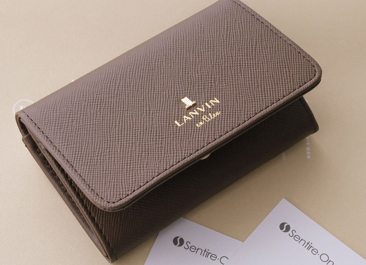 LANVIN en Bleu ランバン オン ブルー リュクサンブール 名刺入れ 480114