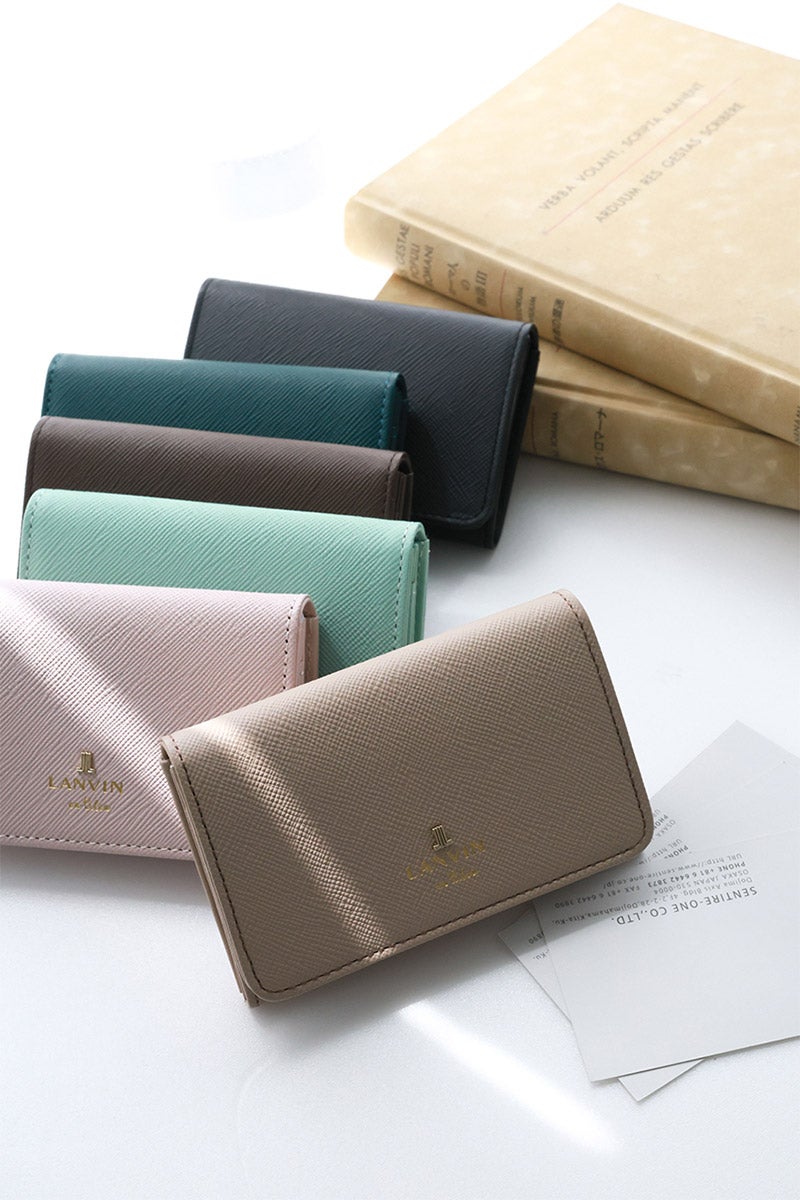 LANVIN en Bleu ランバン オン ブルー リュクサンブール 名刺入れ 480114