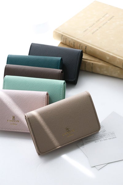 LANVIN en Bleu ランバン オン ブルー リュクサンブール 名刺入れ 480114