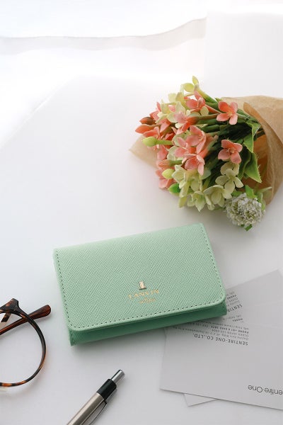 LANVIN en Bleu ランバン オン ブルー リュクサンブール 名刺入れ 480114